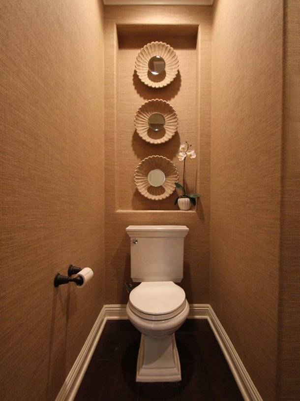 Идеи дизайна маленького туалета