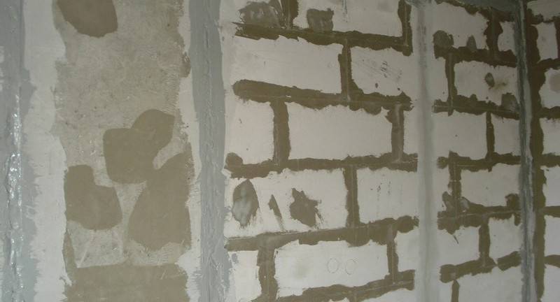 штукатурка стен дома из газобетона