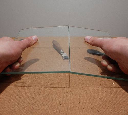 Как порезать стекло в домашних условиях
