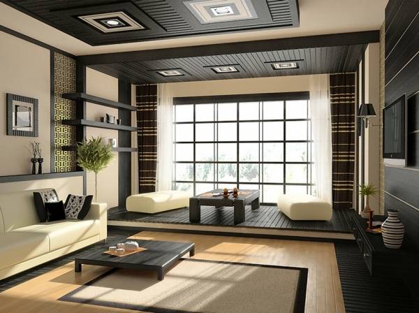 Комната в японском стиле: дизайн и фото интерьеров